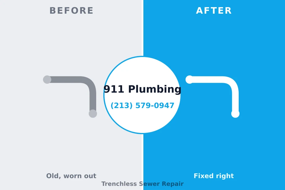 Before and after: plumbing repair Rochelle, IL